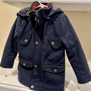 Urban Republic Dark Blue Kids Pea Coat with Hood